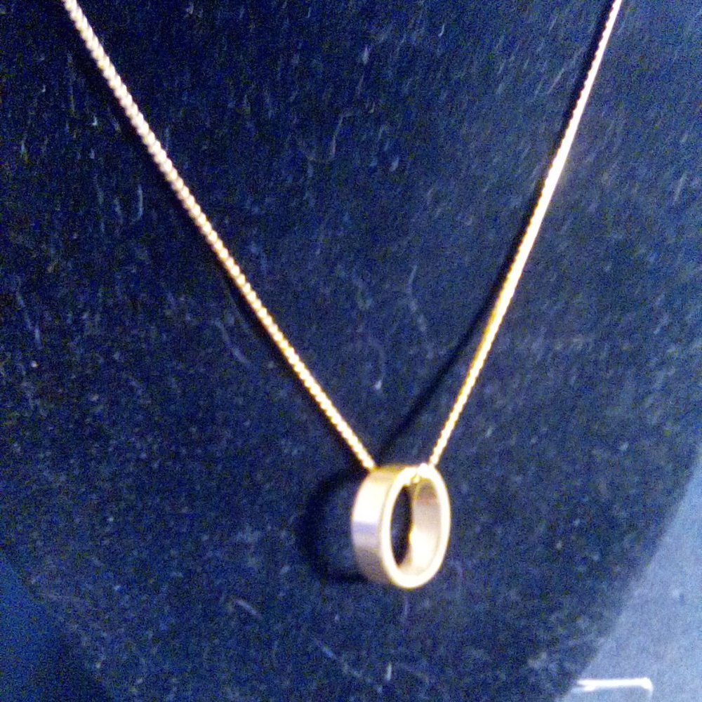 Gold Plated Fashion O Necklace